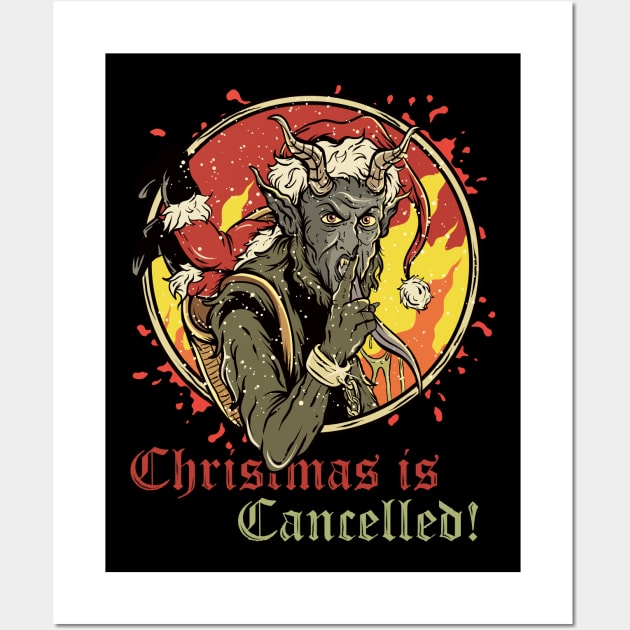 Christmas is cancelled Wall Art by Greendevil